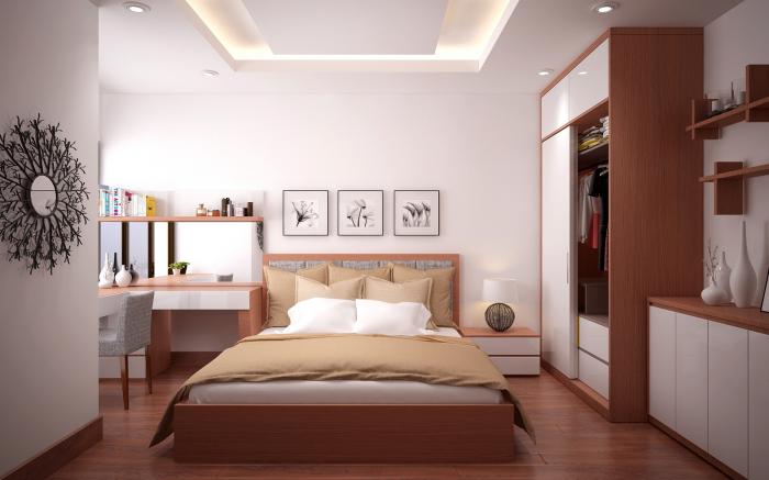 Những tiêu chí thiết kế phòng ngủ đẹp cho nữ màu trắng