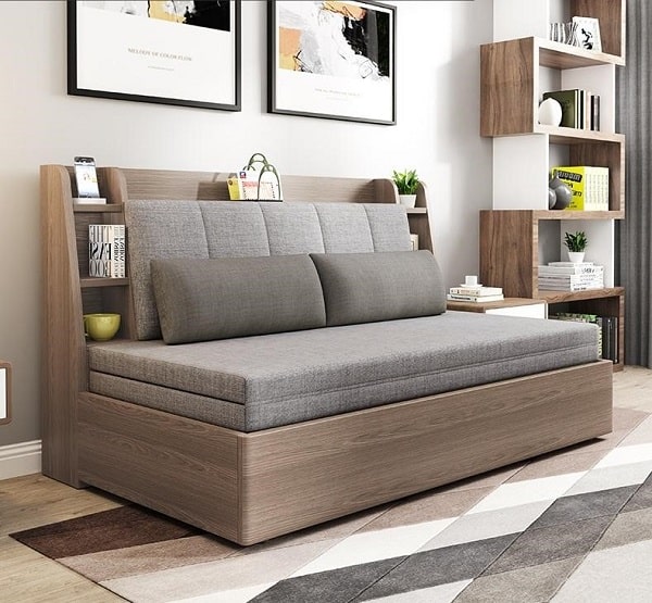 Ghế sofa giường kéo: Tiết kiệm diện tích, tạo không gian thoải mái